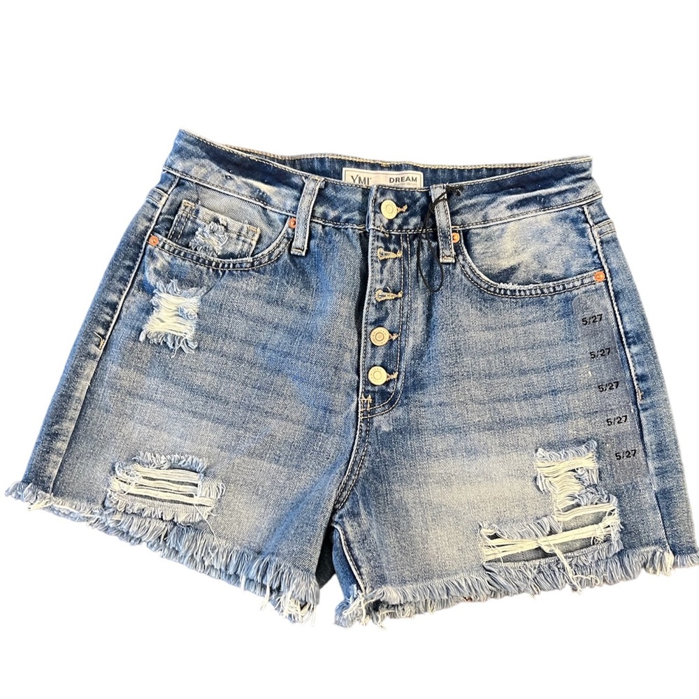 YMI DISTRESSED DENIM SHORTS NWOT